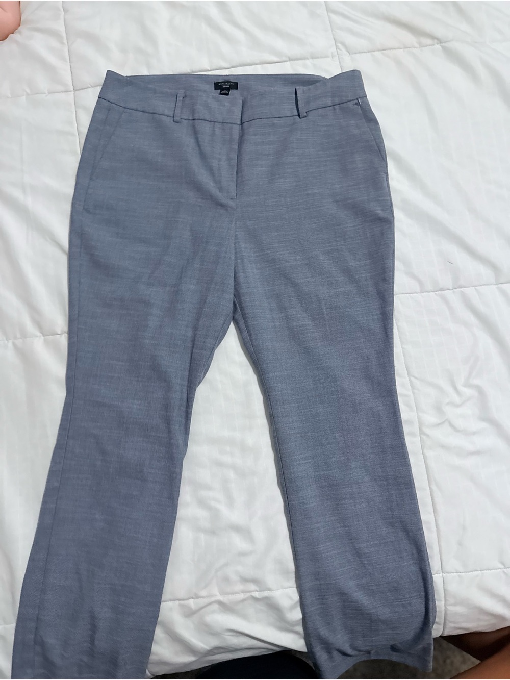 Ann Taylor Petite Heathered Gray Dress Pants